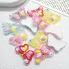 Accesorios de Resina para Manualidades de Dibujos Animados Joyería Brillo Fino Mariposa Pegamento de Crema Pasador Hecho a Mano Funda para Teléfono Móvil Hebilla de Zapato Accesorios