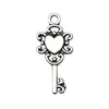 22 Tipos de Pequeños Accesorios de Joyería de Aleación con Forma de Corazón para Pulseras, Collares, Colgantes, Materiales para Charms de Aretes Hechos a Mano para DIY