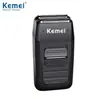KEMEI KM-1102 Barbeador Reciprocante de Lâminas Duplas, Barbeador para Cabeça Raspada, Aparador de Costeletas, Lâmina de Barbear