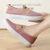 Tênis Brancos de Tela para Mulheres, Estilo Popular de Verão, Sapatos Versáteis de Tela Respirável com Solado Macio, Tênis Esportivos Leves Antiderrapantes Resistentes ao Desgaste