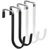 Gancho para puerta sin perforaciones Estante de almacenamiento de cocina Gancho Gancho para abrigos y sombreros Estante de almacenamiento Doméstico Gancho en S Gancho