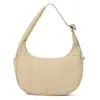 Nueva Moda Bolsita Pequeña de Plumas para Mujer, Bolso de Hombro de Nylon, Cartera y Bolso de Mano con Correa de Hombro Ajustable
