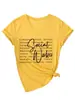 Trabajador Social Amazon Wish Sitio Independiente Informal Cómodo Personalizado Camiseta de Manga Corta con Cuello en V para Mujer En Stock