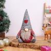 2025 Novo Produto Transfronteiriço Boneco Elfo Velho Sem Rosto de Natal Decoração Estilo Europeu e Americano Enfeites Criativos de Natal
