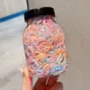 Gomas elásticas para niñas para atarse el pelo, coleteros desechables, duraderos y no dañan el cabello de los niños, accesorios para el cabello de colores dopamina