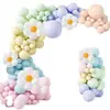 Set de Globos de Látex Amazon Transfronterizo Tema de Cumpleaños Personalizado Cadena de Globos Fondo Decorativo