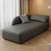 Sofá chaise longue para sala de estar, dormitorio, hotel pequeño y casa de huéspedes; un sofá perezoso que se puede reclinar y usar para dormir, un sofá de belleza individual