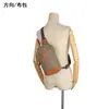 Nova Bolsa de Peito Unissex Tendência Moda Casual Bolsa de Ombro Versátil Esportes ao Ar Livre Transversal Bolsa de Couro Genuíno