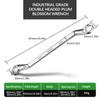 Llave de Flor de Ciruelo, Doble Propósito, Universal, Llave de Carraca Multifuncional, Carraca para Manual de Reparación de Automóviles, Forma de Flor de Ciruelo, Acero Inoxidable