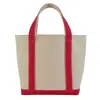 Bolsa de lona de poliéster para sublimación, bolso de mano para mujer, bolso de algodón con prueba CPSIA, bolsa de compras de rayón