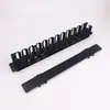 Organizador de cables metálico de 48 puertos y 24 velocidades Gabinete de red Gerente de red Ranura fija para cable de red telefónica Organizador de cables metálico de 48 velocidades