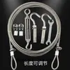 Tendedero Grueso de Acero Inoxidable Recubierto de Plástico para Secar Ropa, Cortina Parasol para Balcón Exterior, Tendedero a Prueba de Óxido, Cable de Acero