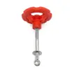 Filtro para galvanoplastia, tapa superior, mango, fijación, tornillo flexible de acero inoxidable, varilla de tornillo de ojo único, mango de plástico, accesorios