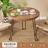 Mesa de Centro Portátil para Preparar Té Cerca de la Estufa, Balcón Plegable para Hogar y Exterior de Madera Maciza Creativa Pequeña Fuerte y Duradera Mesa Producto Nuevo