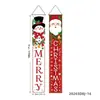 Nueva Cortina de Puerta Soldado de Nuez de Durazno 2026 Pancarta Decorativa Tela para Colgar de Fondo Poliéster Couplet Navideño