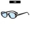 Nuevas Gafas de Sol Retro Simples Casuales Ovaladas en Forma de T Protección Solar de Verano Europeas y Americanas Gafas de Sol de Moda y Personalizadas Gafas de Sol Transfronterizas