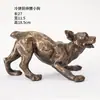 Artesanato de cobre fundido a frio de luxo leve estilo europeu decoração de casa animal criativo decoração de entrada da sala de estar decoração de arte