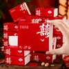 Coleção Abrangente de Itens Específicos para Casamento: Papel de Seda Espesso para Banquetes de Noivado, Uso Doméstico e Guardanapos Vermelhos Festivos