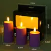 Venta caliente transfronteriza, vela electrónica LED con cabezal oscilante, diseño de restaurante Qixi, accesorios, regalo de Navidad