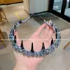 Tiara de Cristal Antiderrapante de Alta Qualidade com Dentes, Novo Modelo 2025, Acessório de Cabelo Exquisito de Luxo Leve para Mulheres