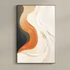 Directamente del fabricante: Pintura Decorativa Abstracta Estilo Wabi-Sabi, Pintura Colgante de Pie Moderna Minimalista para Entrada de Sala de Estar, Tamaños Personalizables