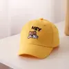 Gorra de Béisbol Infantil Primavera Bordado de Letra Inglesa Estilo Occidental Moda Versátil Sombrero de Sol para Bebés Niños y Niñas Tendencia