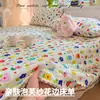 Modelo Nuevo 2026 Sábana de Hilo Puff con Borde Floral, Amigable con la Piel y Suave, Juego de Ropa de Cama para el Hogar de Tres Piezas: Sábana, Sábana ajustable y Funda de edredón
