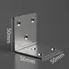 Soporte angular de acero inoxidable fijador de ángulo recto de 90 grados conector de soporte triangular de hierro pieza de refuerzo tipo ferretería soporte de estante