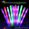 Bastões Fluorescentes Coloridos, Bastões Luminosos Personalizados para Shows, Adereços para Atmosfera de Festa, Bastões de Espuma Esponjosa, Bastões Luminosos