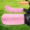Cubierta de Manillar para Patinete Eléctrico, Protector de Manillar para Patinete a Batería, Funda de Manillar de Felpa de Invierno para Motocicleta, Funda de Manillar de Algodón Mágico Antideslizante