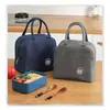 Bolsa de Almuerzo Personalizada de Oso, Bolsa de Hielo Portátil Engrosada Aislante, Aislante Térmico, Bolsa Caja de Almuerzo Impermeable de Papel de Aluminio para el Trabajo y la Escuela