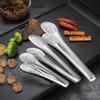 Pinza de acero inoxidable engrosada pinza para alimentos cocina barbacoa pan pan al vapor pan al vapor pinza para pastel