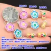 Pingente de Flor de Amendoim Ruyi Inserido em Resina de Prata Pura S999 Pulseira de Joias de Cristal Acessórios DIY para Colar