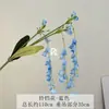 Flor de Campanilla Colgante Flor Artificial Carrillón de Viento Diseño de Fondo para Salón de Bodas Escena de Fotografía con Flores Artificiales Decoración Adornos de Arreglo Floral
