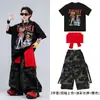 Roupas da moda infantil para dança de rua hip-hop crianças fantasias para apresentações de palco para meninos e meninas hip-hop jazz desfile de moda