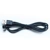 Cabo de alimentação magnético USB macho para cotovelo personalizado para smart wear, elétrico pequeno, corrente 2A, cabo de carregamento magnético de 2 pinos