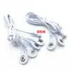 Cable de Electrodo en Forma de Codo DC2.5 Uno a Cuatro en Stock Cable de Conexión para Masaje Conductivo de Dispositivo de Fisioterapia con Botón de 3.5