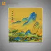 Porta-copos de Mouse Pad de Seda Estilo Chinês Celebração Turismo Assuntos Estrangeiros Lembrança Presente Tendência Nacional Mouse Pad de Seda