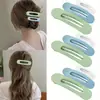 Presilha Grande para Franja Amazon, Presilha Bico de Pato Macaron Fashion, Presilha Lateral para Maquiagem Sem Marcas, Presilha de Cabelo Transparente para Fios Soltos