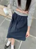 GAGD estilo miu falda corta casual japonesa de cintura elástica para mujer 2026 primavera/verano nueva falda deportiva versátil adelgazante