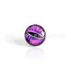 Aleación de Titanio F136 Estilo Goteo de Aceite Ojo Maligno Morado Piercing para Lengua 7mm Stud para Oreja Joyería Piercing