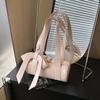 Bolso Único con Lazo para Mujer 2026 Nuevo Versátil Moda Coreana Primavera/Verano Bolso de Axila Bolso Almohada