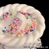 Perla Simulada Cáñamo Flujo Bola Ruidosa Relleno de Pegamento Material Hecho a Mano DIY Pellizcar Bola Hecha a Mano Relleno de Pegamento en Crema
