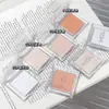 Sombra de ojos en polvo MGL monocromática mate de alto brillo para el rostro, iluminador para el párpado cóncavo, surco lagrimal, blanco puro, pintura, línea inferior del ojo