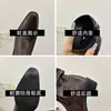 Botas versátiles retro de tacón grueso con punta para mujer, botas cortas de moda Otoño 2026, botines estilizados europeos y americanos que aumentan la altura