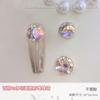 Joyería para Uñas Cuadrada Gruesa de Alta Calidad, Nuevo Producto Terminado Hecho a Mano, Diamantes Apilados, Popular Joyería para Uñas Bola de Diamantes de Cristal Súper Brillante