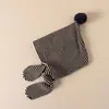 Gorro para niños, gorro con forma de estrella, gorro de punto para bebé, gorro de punto para otoño e invierno, estilo lindo y versátil, unisex, mantiene a los bebés abrigados y protege sus orejas