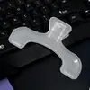 Clip Transparente para Estudiantes, Papelería, Clip para Notas, Clip de Cola, Sujetador de Documentos, Clip Grande Adhesivo Fuerte