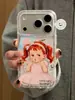 Funda para teléfono estilo coreano Ins de chica con pucheros, adecuada para iPhone 17 Pro Max, linda y a prueba de golpes para Apple 16 Pro y 15