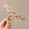 Pinza para el cabello de lujo de alta gama en color marrón, tamaño grande nuevo para cabello grueso, pinza de tiburón para recogidos en la parte posterior de la cabeza, accesorio para el cabello de uso diario
